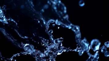 水花溅起 流体 水滴 