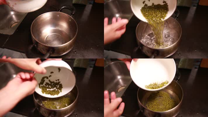 清洗浸泡绿豆 (4)