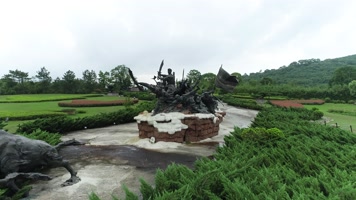 吉安红军万岁雕塑航拍6