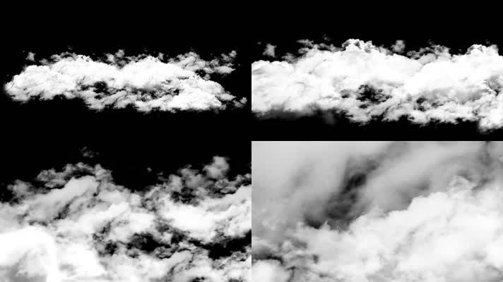 流动的云带通道高清素材B-6