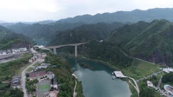 乌江航拍强渡乌江