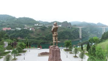 突破乌江主题雕塑3