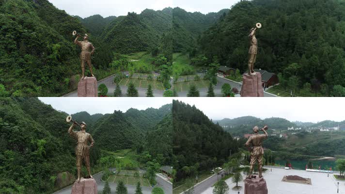 红军突破乌江航拍