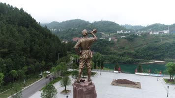 红军突破乌江航拍