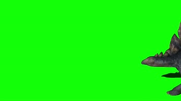 恐龙 绿幕抠像 三维恐龙  