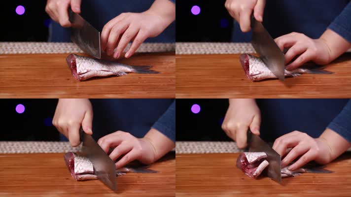 鱼肉切块腌制去腥 (6)