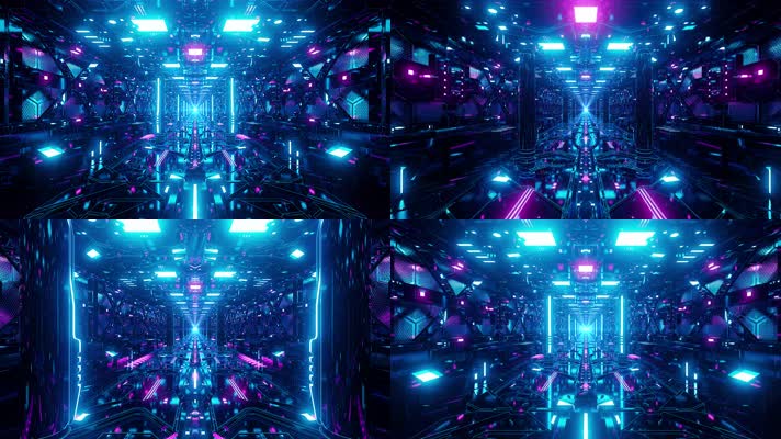 穿梭 酷炫光线 动感光线  