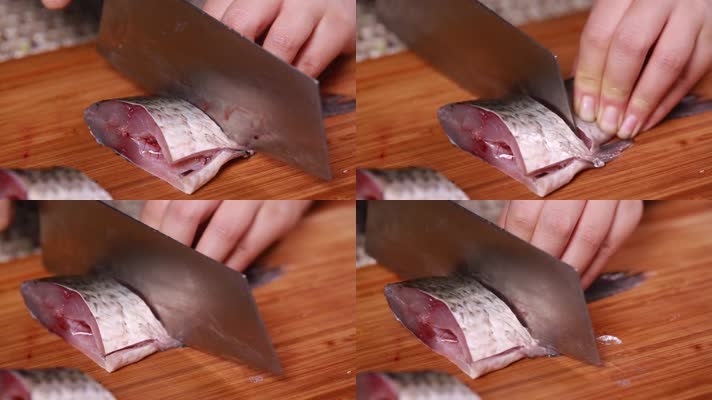 鱼肉切块腌制去腥 (7)