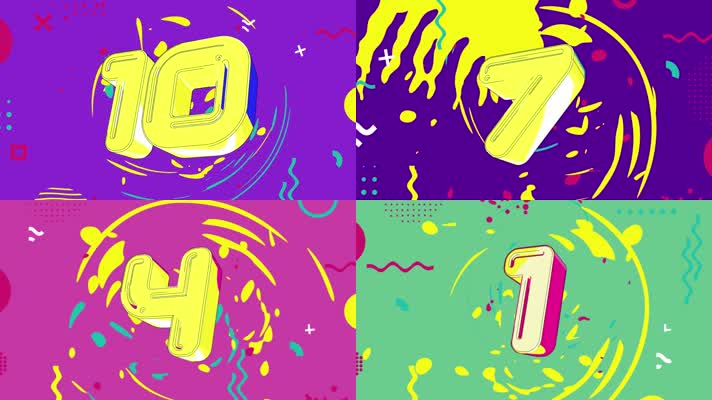 mg卡通流体倒计时