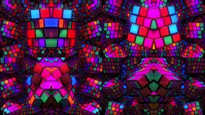 万花筒 民族异域 舞台背景  