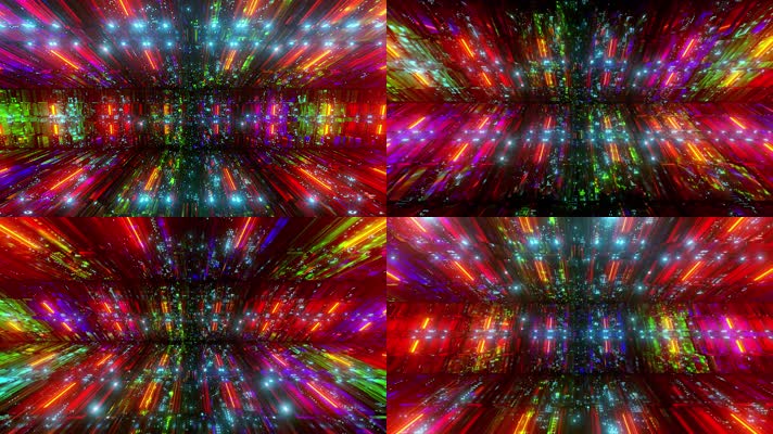 穿梭 酷炫光线 动感光线  