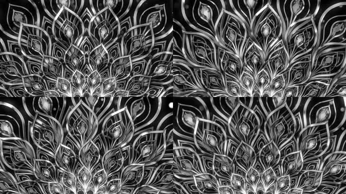 万花筒 民族异域 舞台背景  