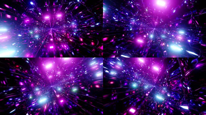 穿梭 酷炫光线 动感光线  