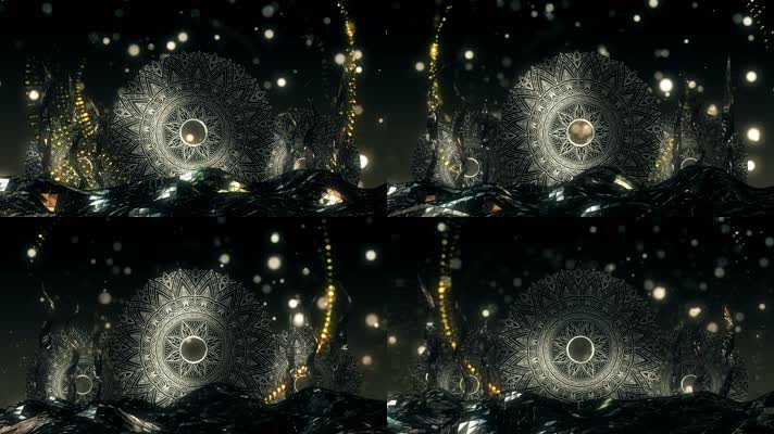 万花筒 民族异域 舞台背景  