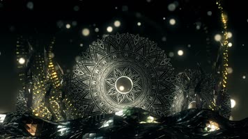 万花筒 民族异域 舞台背景  