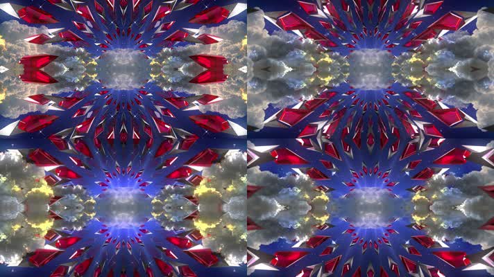 万花筒 民族异域 舞台背景  