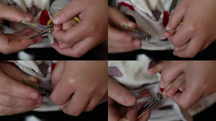 幼儿剪指甲（2K50帧）