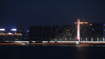 杭州城市阳台灯光秀