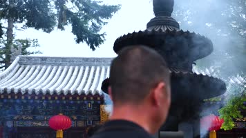 山西五台山黛螺顶禅院