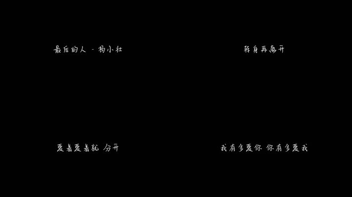 杨小壮 - 最后的人（1080P）