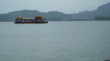 4K拍摄下雨天的杭州-烟雨江南-杭州