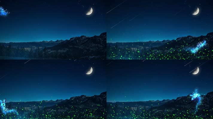 唯美夜空流星 唯美夜空流星