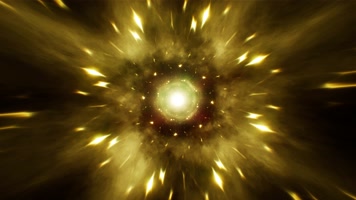 4K大气金色隧道穿梭视频背景