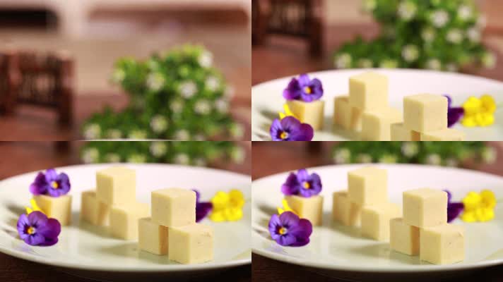 传统小吃甜点绿豆糕 (3)