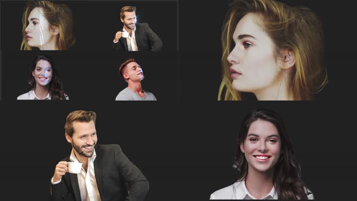 人脸扫描识别（多角度模板）