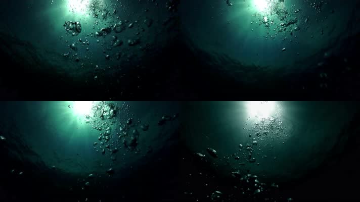 4K海底水泡冒泡
