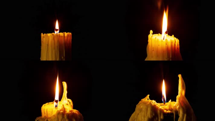 【4K】蜡烛延时