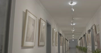 4K大学美女参观画展