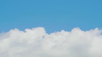 唯美蓝天白云干净天空白云飘飘，多镜头特写