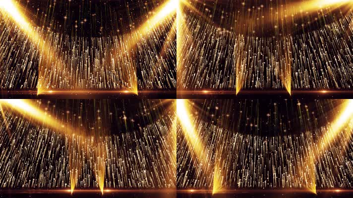 【原创4K】led粒子线条灯光闪烁晚会颁