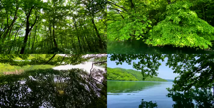 自然美景，湖光山色，绿水青山