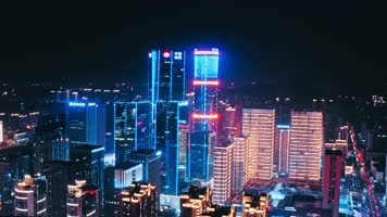 2021青岛夜景视频素材