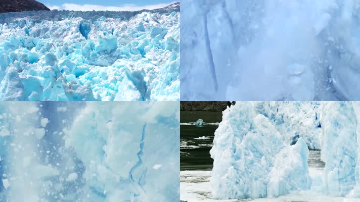 北极冰川融化