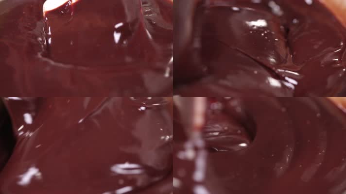 西点甜品融化巧克力酱 (9)
