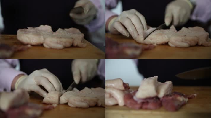 鸭肉做假羊肉片 (4)