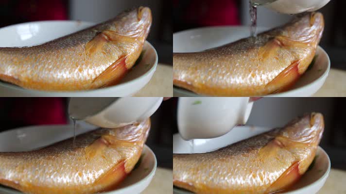 食品安全黄花鱼掉色染色 (2)