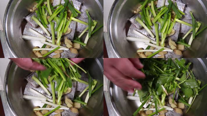 葱姜香料腌制带鱼去腥 (5)