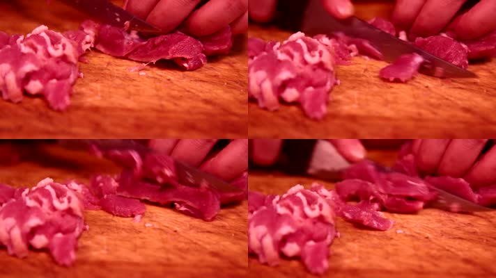 市场卖牛肉猪肉排骨档口 (11)