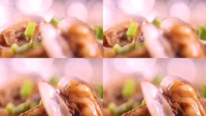 美食锡纸海鲜蛏子花蛤 (17)