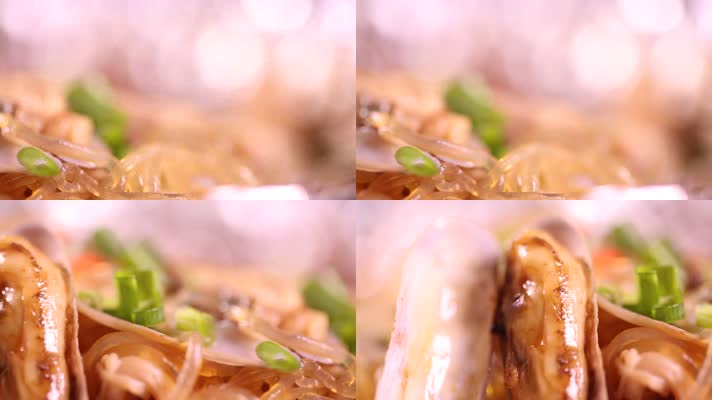 美食锡纸海鲜蛏子花蛤 (13)
