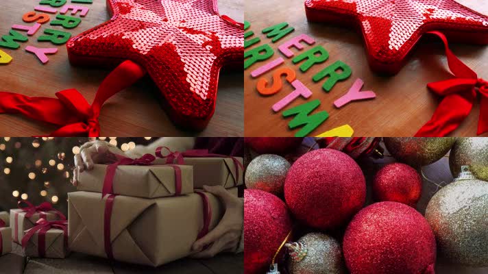 圣诞礼物圣诞装饰圣诞节【4K圣诞合集】