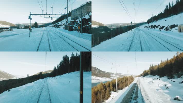 雪国列车，列车雪地第一视角