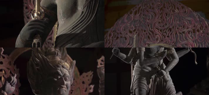 明王像佛教佛像，庄严肃穆，佛像合集