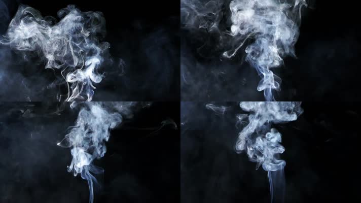 烟雾缭绕白烟