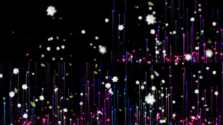 爱心粒子 茉莉花 teamlab 爱心粒子 茉莉花 teamlab
