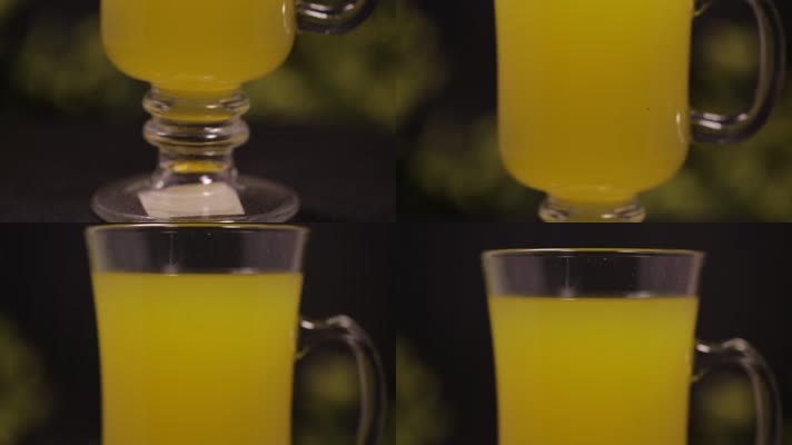 瓶装杯装金色果汁 (3)